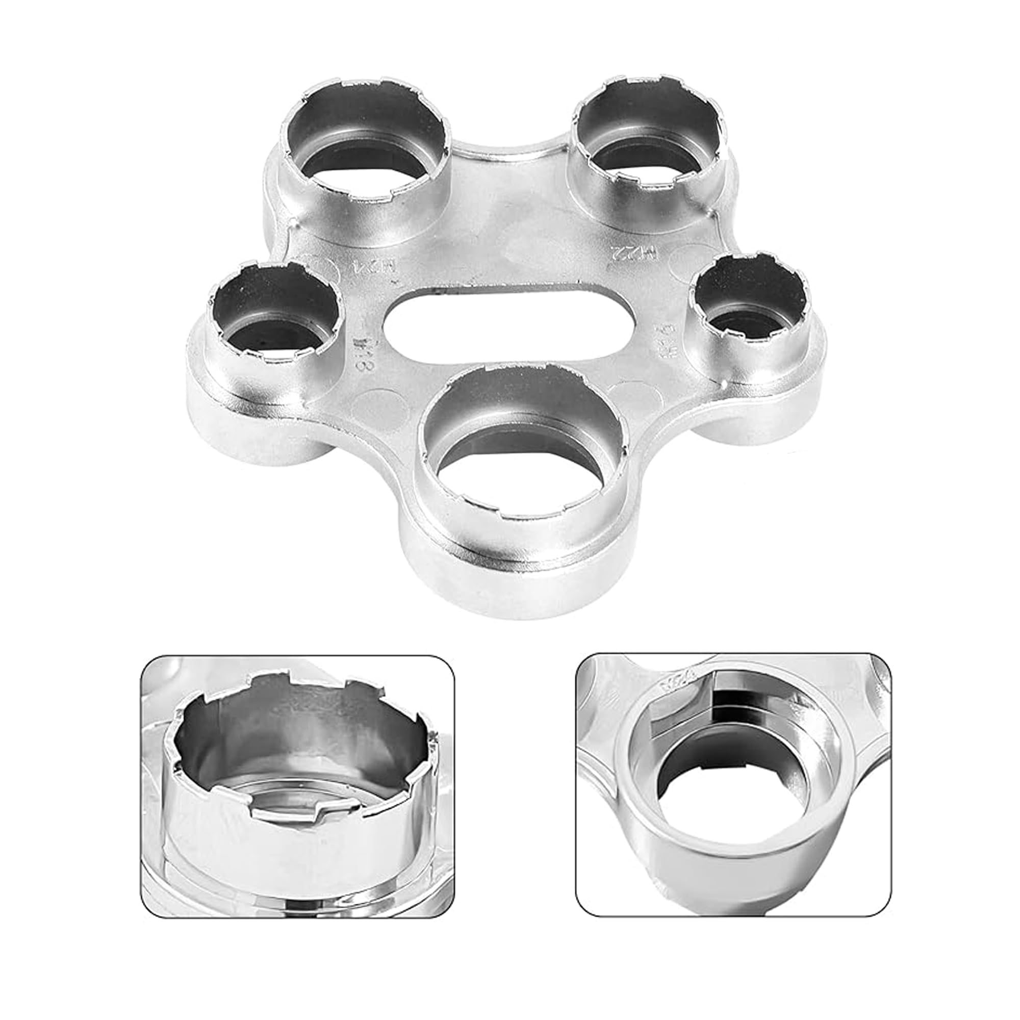 Luftsprudler Montageschlüssel 10-in-1 - Zinklegierung Strahlregler Werkzeug | Für Wasserhahn Service