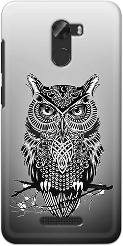 Decorative Black Owl Designer Case for Gionee A1 Lite Back Cover