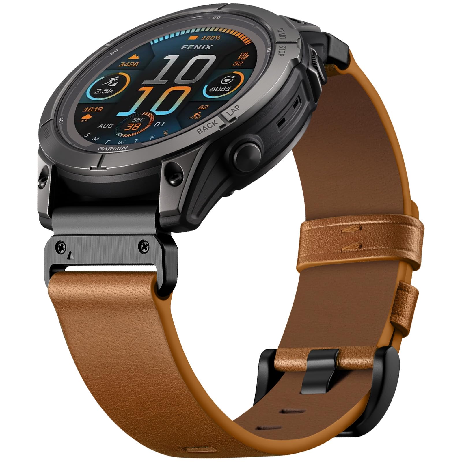 Bandletic Strap Compatible with Garmin Fenix 8 47mm/7 Pro/7/6 Pro/6/5 Plus