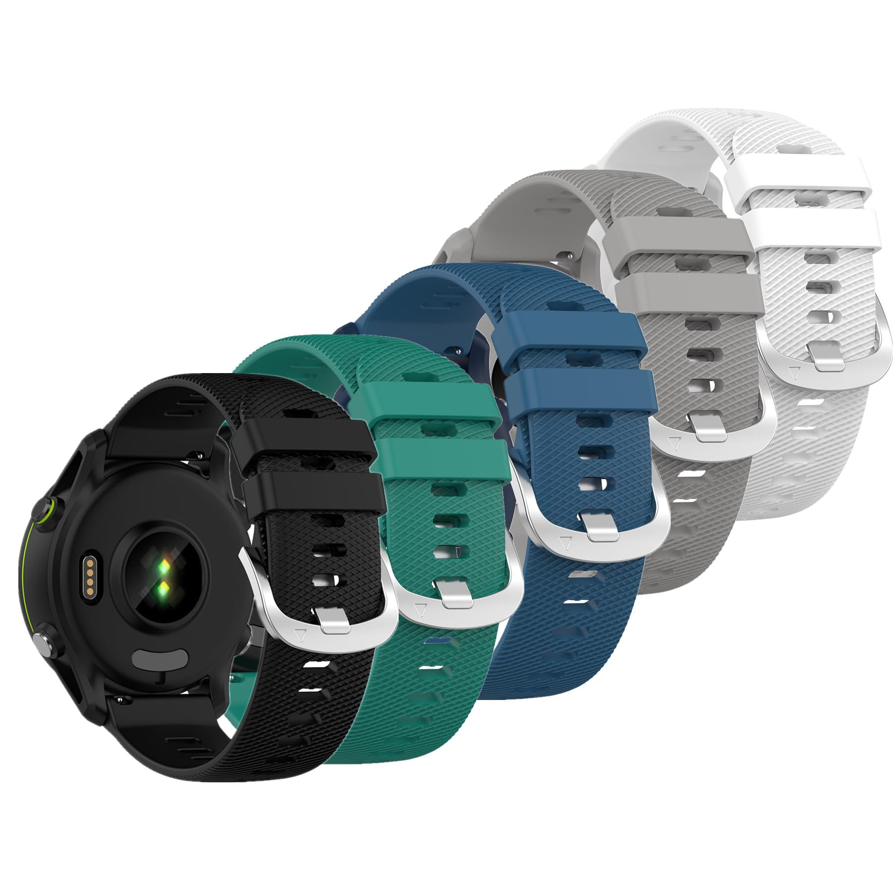 Muovrto Strap for Garmin Approach S12/Approach S42,Silicone Waterproof Replacement Watch Band