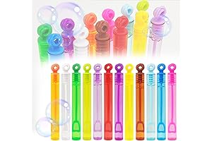 Little Bubbles Party Favors: 12-Color Wand-Shaped Fun for Kids