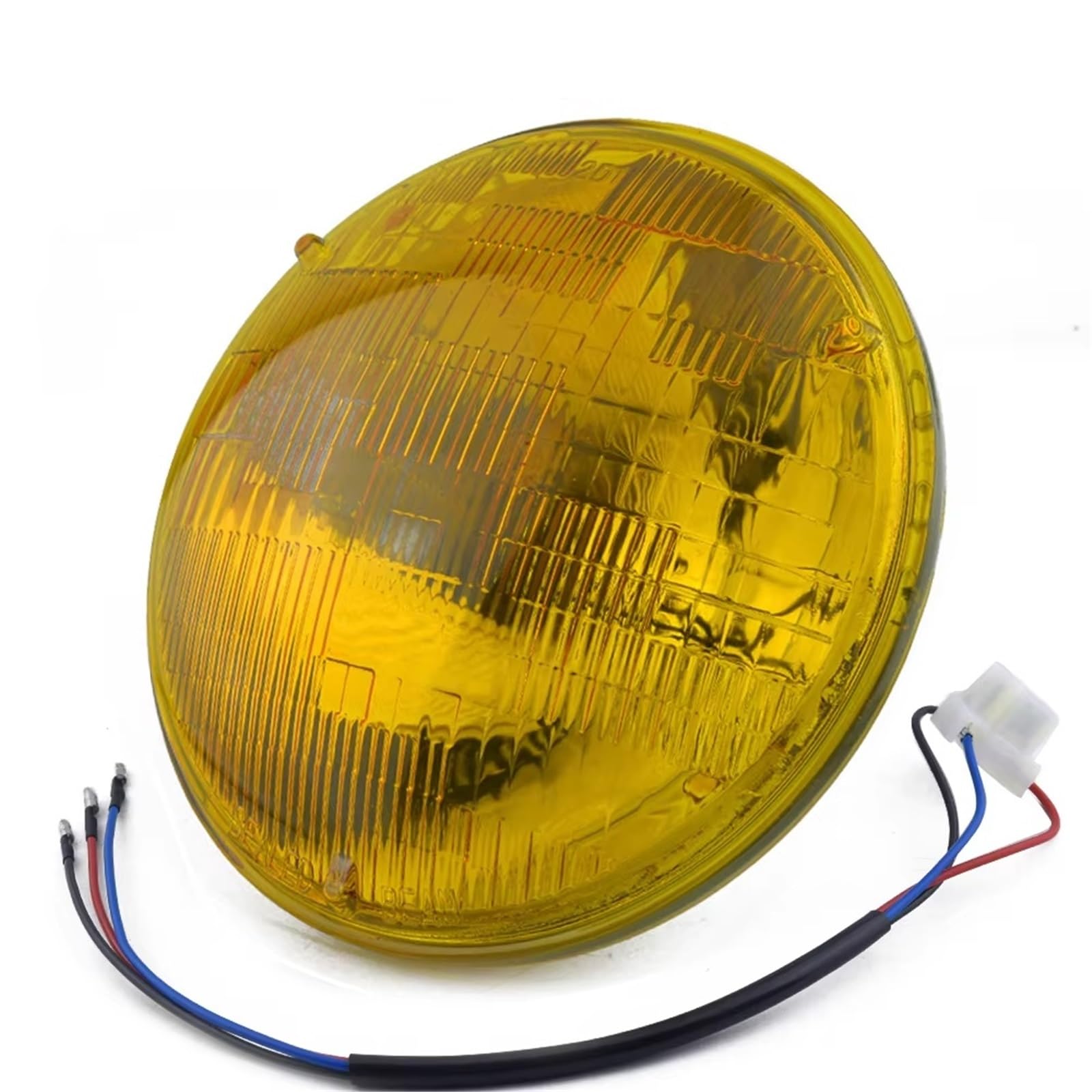 Moto Faro Fanale per Dyna per Sportster Moto 4.5 "5.75" 7 "Rotonda Alogena Fascio di Vetro del Faro Lampadina 12V Hi Anabbaglianti