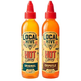 Local Hive Sweet & Spicy Duo Hot Honey Bundle with Original & Chipotle Flavors