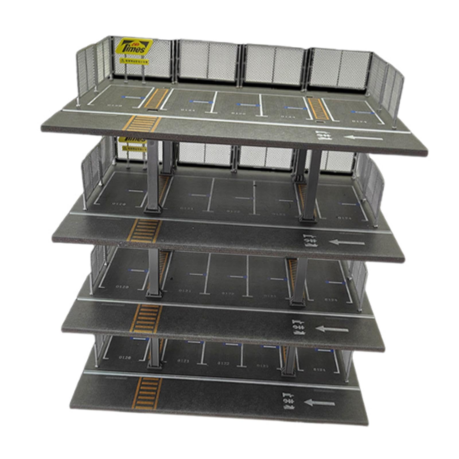 Diorama da Garage in 1/64 in Metallo Pressofuso, Ideale per Esporre Regali, Personaggi E Modelli da Collezione, Giapponese 4 Strati