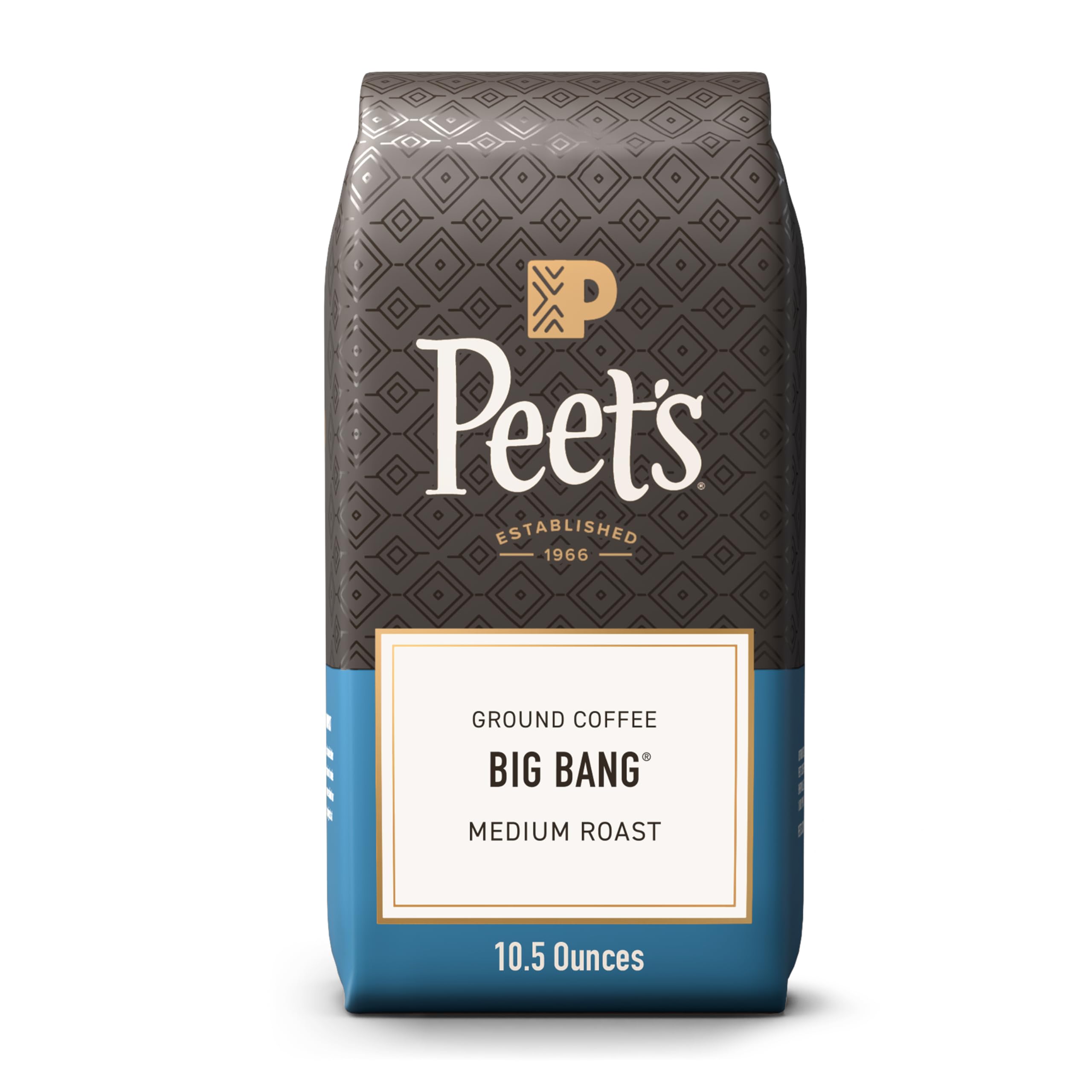 Peet's Coffee, Medium Roast Ground Coffee - Big Bang 10.5 Ounce Bag