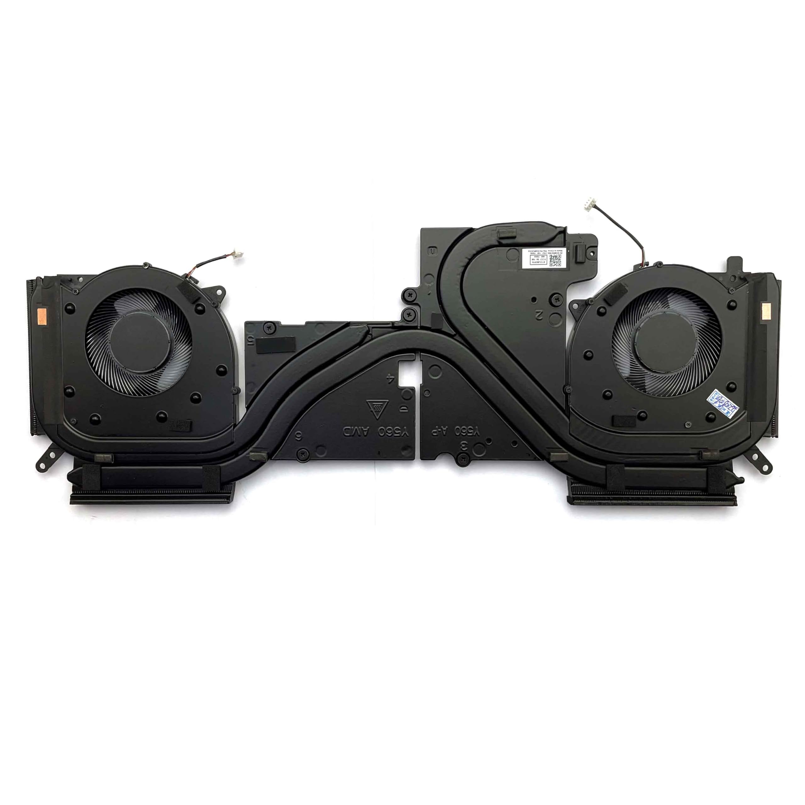 BestParts New Genuine CPU+GPU Cooling Fan with Heatsink Replacement for Lenovo Legion 5 Pro-16ACH6 Laptop (Type: 82JS), P/N: 55H40S20355 5H40S20356 5H40S20357