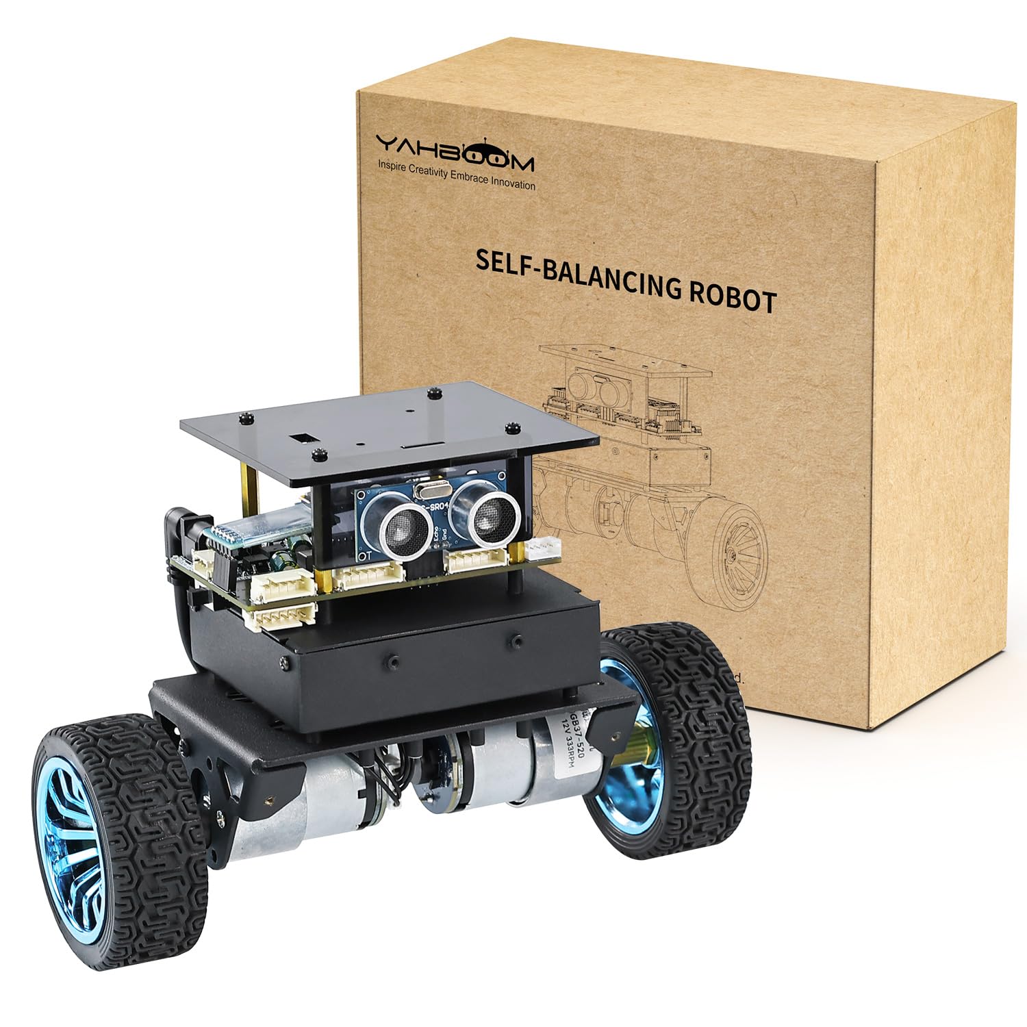 STM32 Two Wheel Self Balancing Robot Car Kit,Suitable for Teens Aged 16+, Programmable Robot, Robot Starter Kit Gift for Teen Boys (Standard Kit)