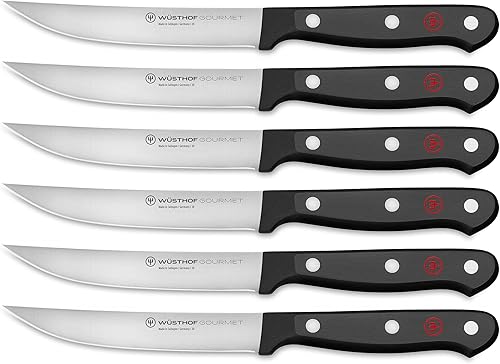 Miniatura 5 de WÜSTHOF Gourmet - Juego de cuchillos de 16 piezas y juego de cuchillos de carne gourmet WÜSTHOF de 6 piezas