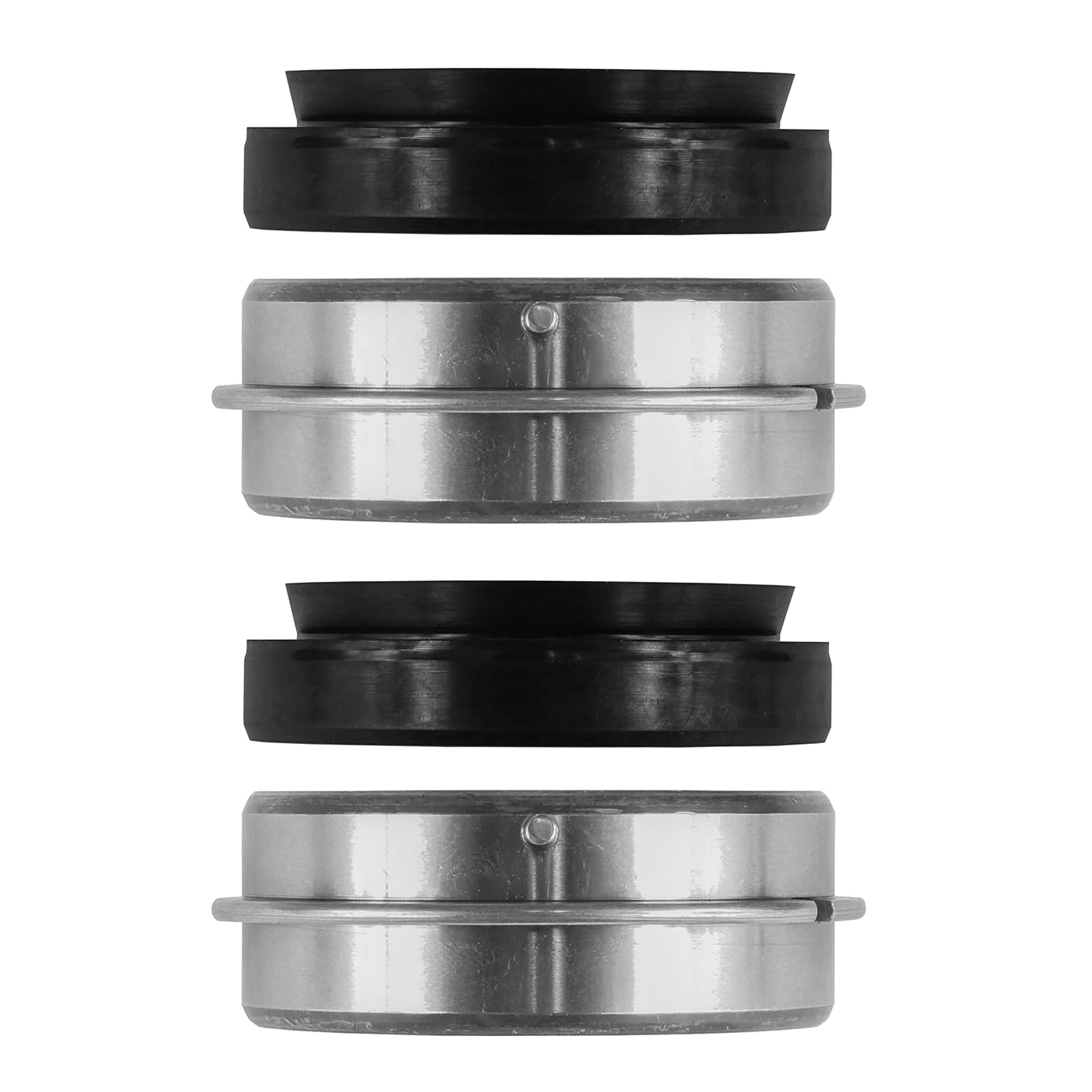 Caltric Driven Shaft Bearings and Seals Compatible with Arctic Cat 700 H1 Mud Pro 2008 2009 2010 2011