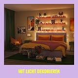 WiZ RGBIC Smart LED Fairy Light - Lichterkette mit 160 LEDs, 16 Mio. Farben + Weißschattierungen, 8 Lichtzonen, verbindet sich mit WLAN, Sprach- / App-Steuerung, funktioniert mit Google Home, Alexa - 3