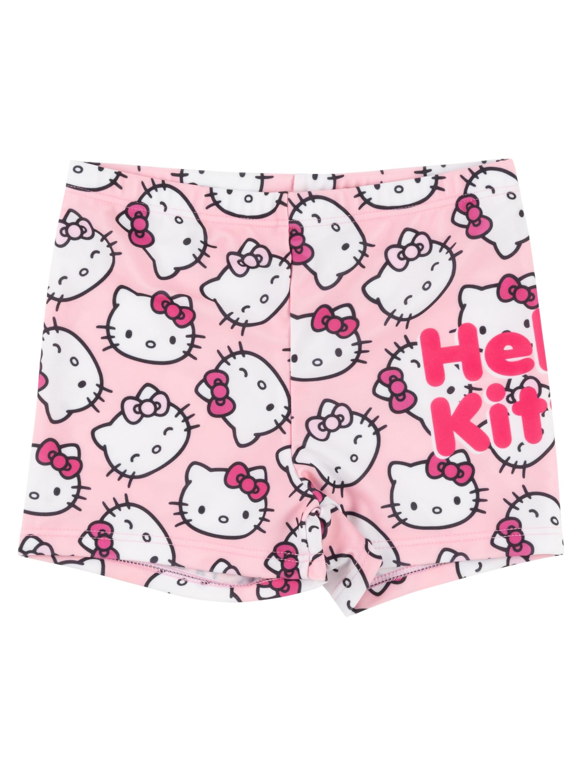 United Labels Hello Kitty dwuczęściowy kostium kąpielowy z ochroną UV 30, dla dziewcząt, różowy, moda kąpielowa dla dzieci, z koszulką i kąpielówkami, strój kąpielowy