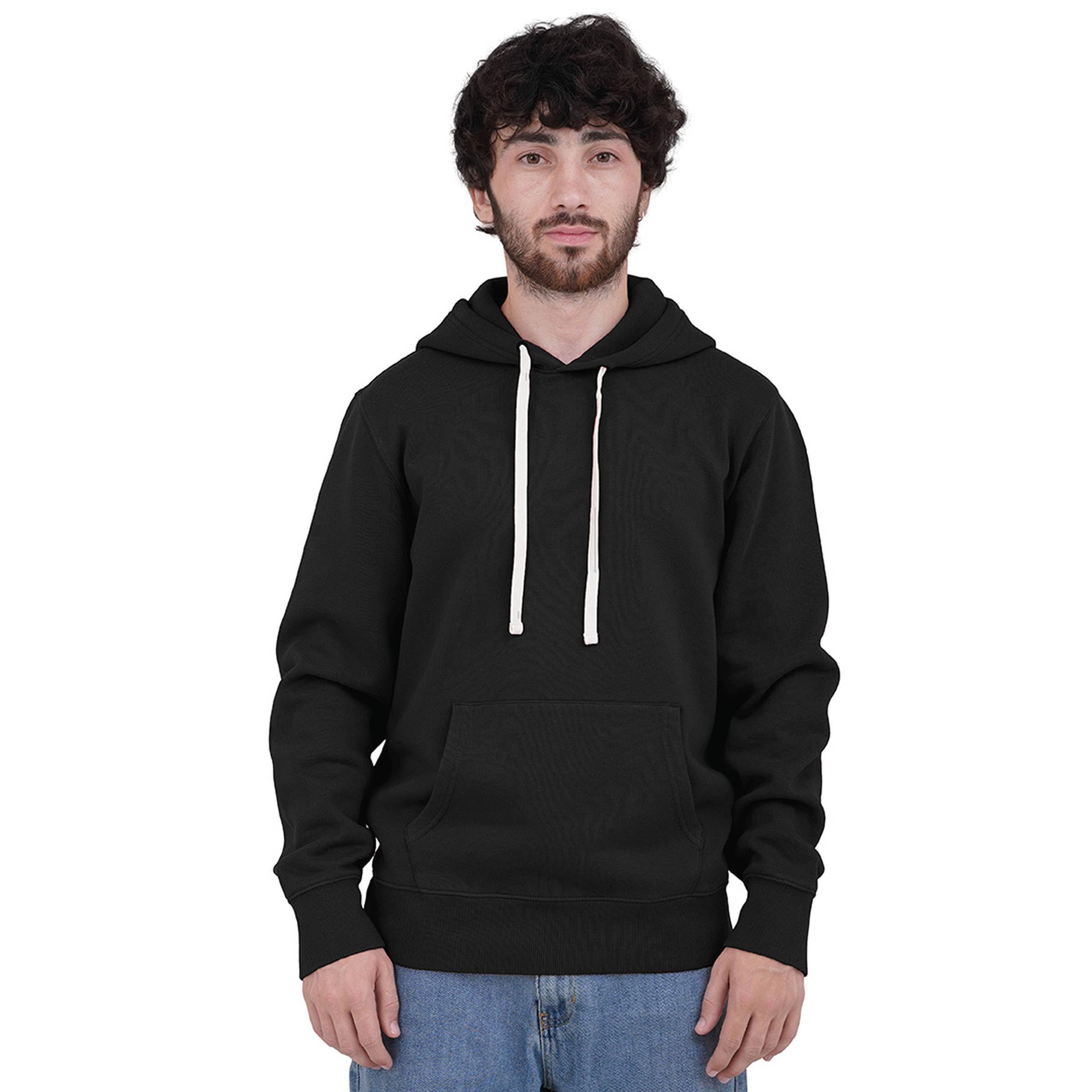 SoftSpun Felpa con Cappuccio Uomo | qualità Premium | Felpa Uomo Tinta Unita | Felpa Cotone Calda e Morbida