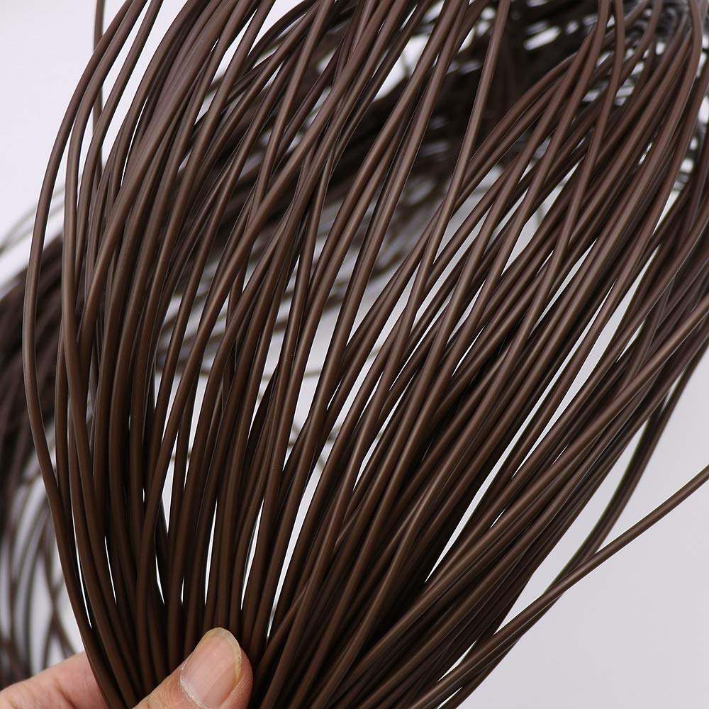 YebiO Plastic Rattan Wicker 500G Pe Rattan Coffee Weaving Material Circular Rattan Synthetic Plastic Rattan