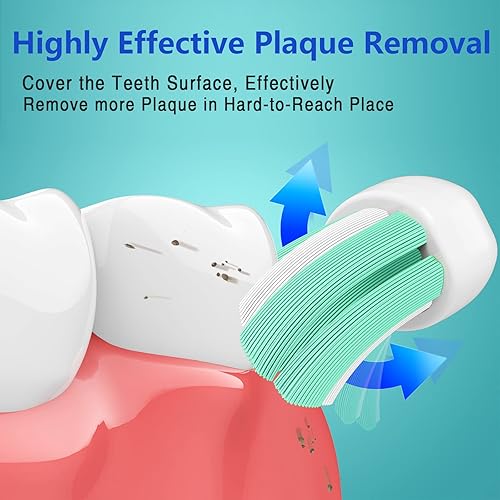 Miniatura 4 de Osctor Cabezales de cepillo de dientes de repuesto para Philips Sonicare Placa Control ProtectiveClean C2 C3 C1 W G2 4100 5100 6100 Cepillo de