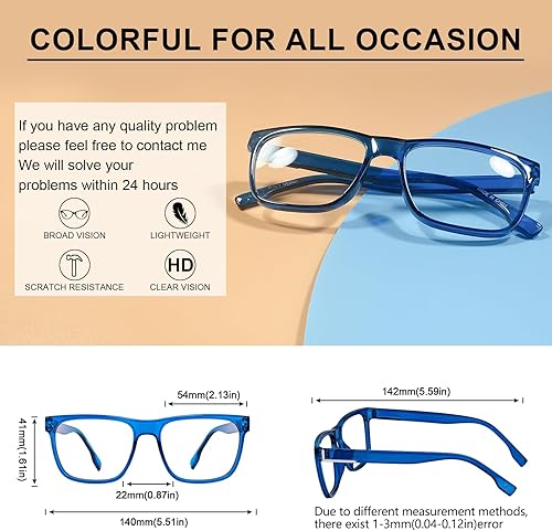 Miniatura 5 de OCCI CHIARI Reading Glasses Women Fashion Readers(1.0 1.25 1.5 1.75 2.0 2.25 2.5 2.75 3.0 3.5 4.0 5.0 6.0)