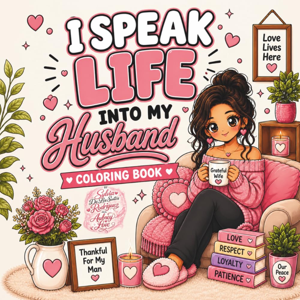 I Speak Life Into My Husband: A Loving Affirmation Coloring Book for Wives to Encourage, Appreciate, and Strengthen Their Marriage Through Words That Matter