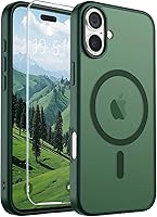 Vista 147 de SUPFINE - Funda magnética para iPhone 11, apta para MagSafe (protección contra caídas de grado militar, 10 pies), delgada, translúcida, a prueba