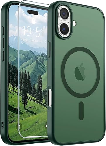 Miniatura 149 de SUPFINE Funda magnética para iPhone SE 2022 (3ª)/2020 (2ª), iPhone 8 (compatible con MagSafe) (protección contra caídas de grado militar), funda