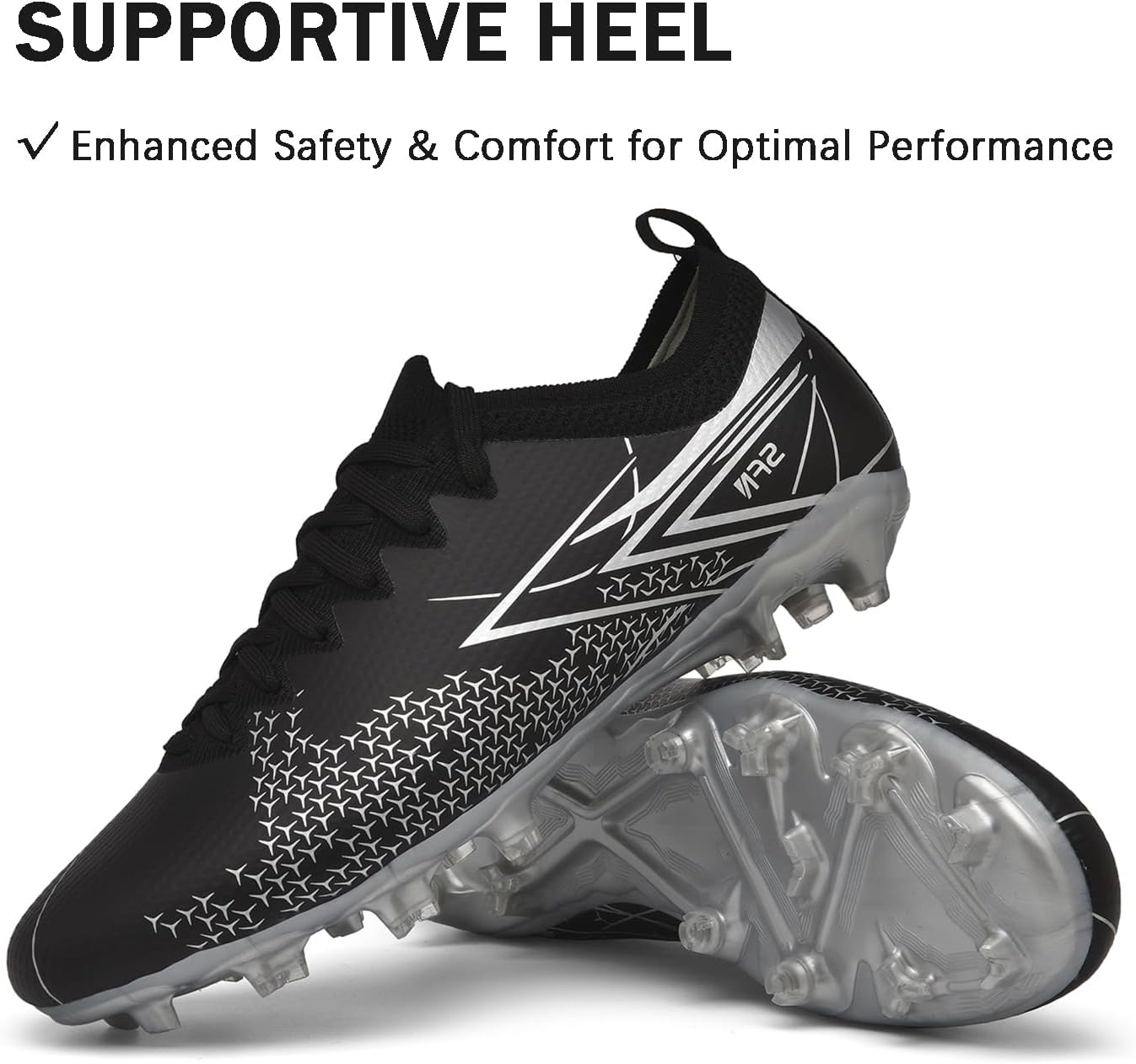 Soccer Cleats Mens AG/FG Professional Football Shoes Lightweight Breathable Youth Adult Athletic Training Sneakers - Image 5