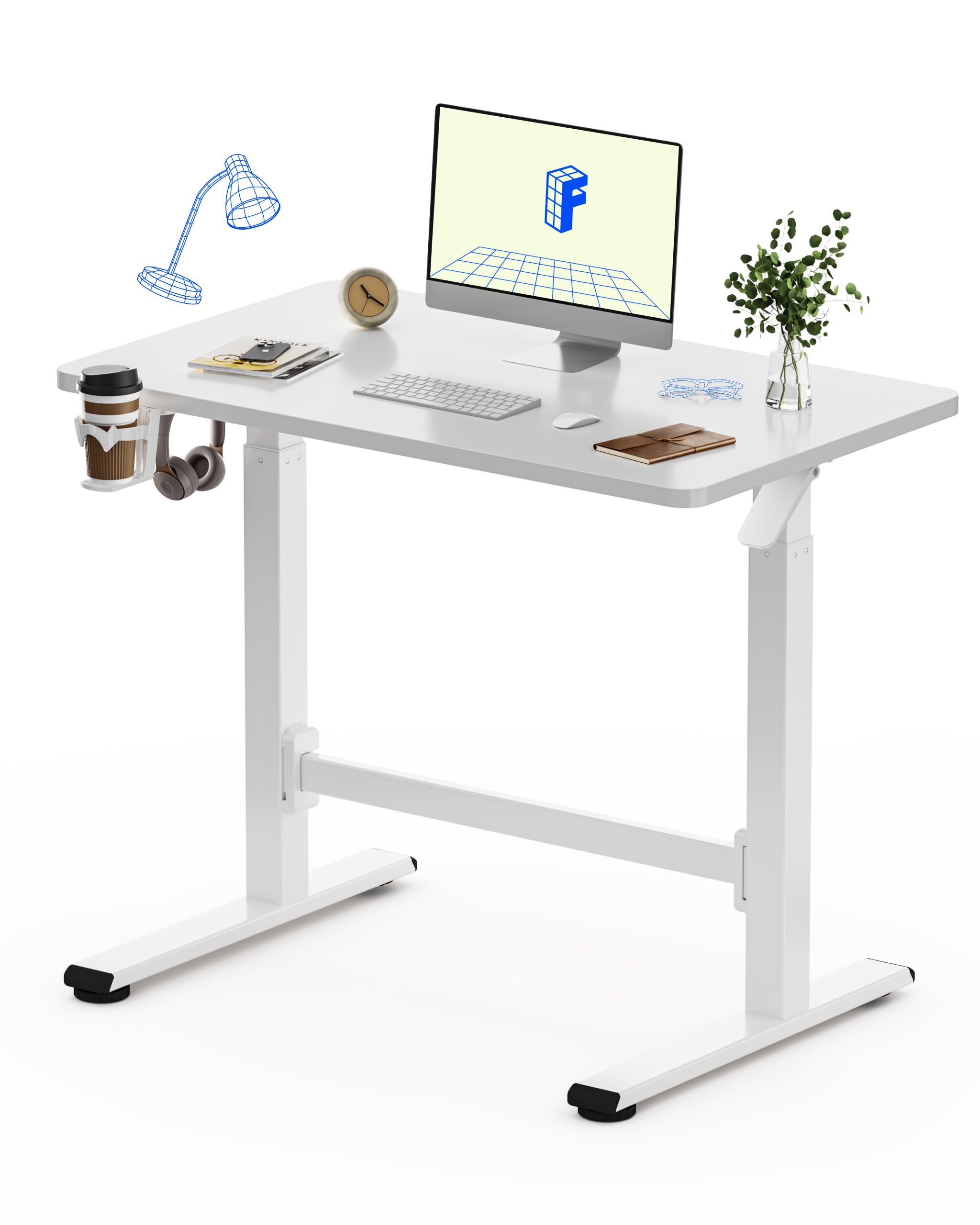 Amazon.com: FLEXISPOT H7 Plus Gas Spring Adjustable Standing Desk