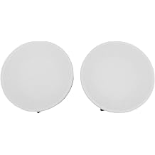 Metal Mesh Speaker Grills Covers, 9.25 Inch, with Magnetic Mounting Base, ABS Plastic Frame, for Wall, Ceiling, and Car Installations, 2-Piece Set