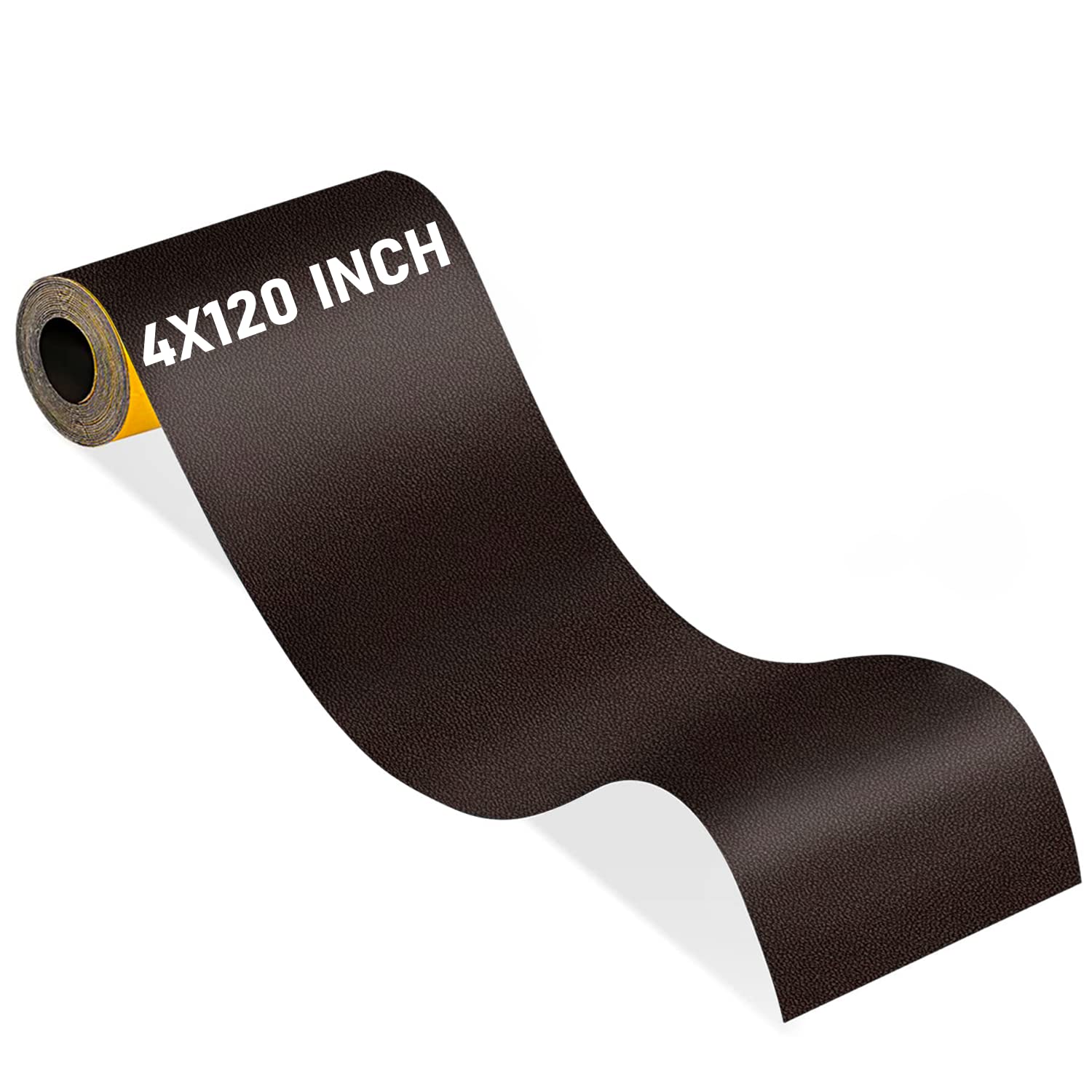 Leather Repair Patch, Dark Brown,4 X 120 Inch Leather Repair Tape for