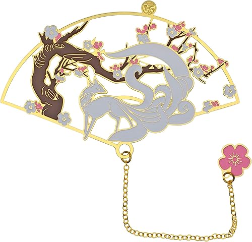 Miniatura 8 de BLBMH Bonitos marcadores de metal, bonitos regalos de cumpleaños, marcadores de libros de anime para mujeres y niñas, amantes de los libros chinos,