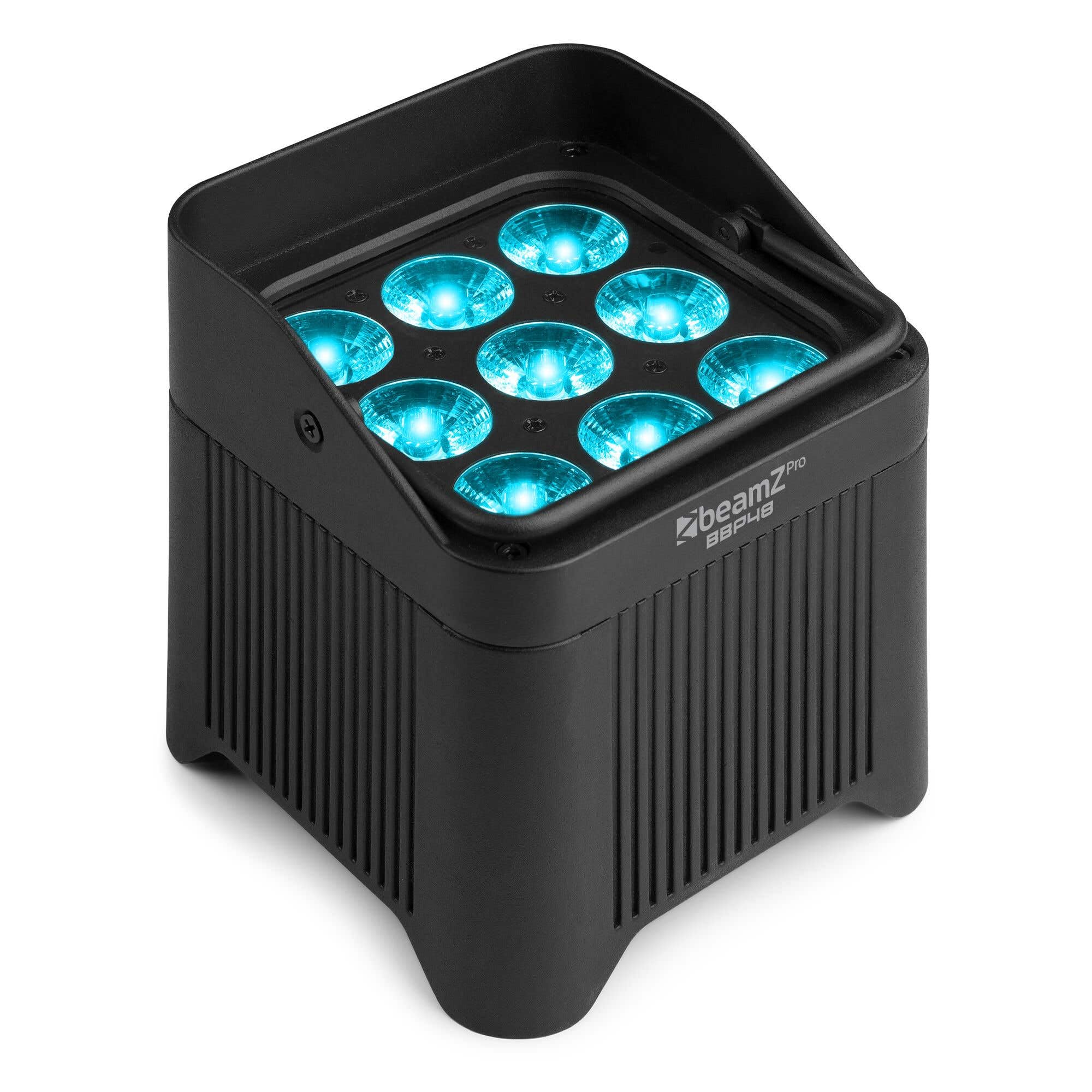 Beamz Pro BBP48 Uplight LED Par Strahler, 8er Set im Flightcase