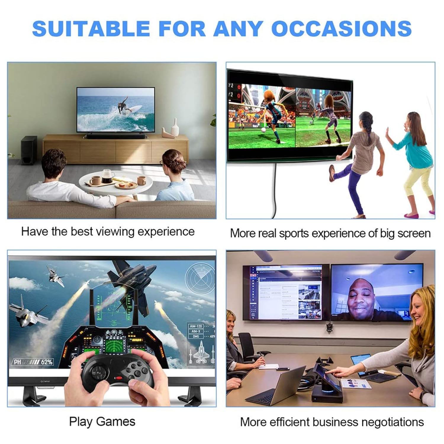 8K Fiber Optic DisplayPort Cable 1.4 50Ft / 15m, Ultra HD 4K 144Hz, 8K 60Hz HBR3, High Speed 32.4Gbps, Slim and Flexible, Long Copper DP Display Port 1.4 1.2 Cord