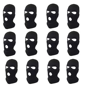 Lot 12 PCS Wholesale 3 Holes Ski Mask Sports Cap Winter