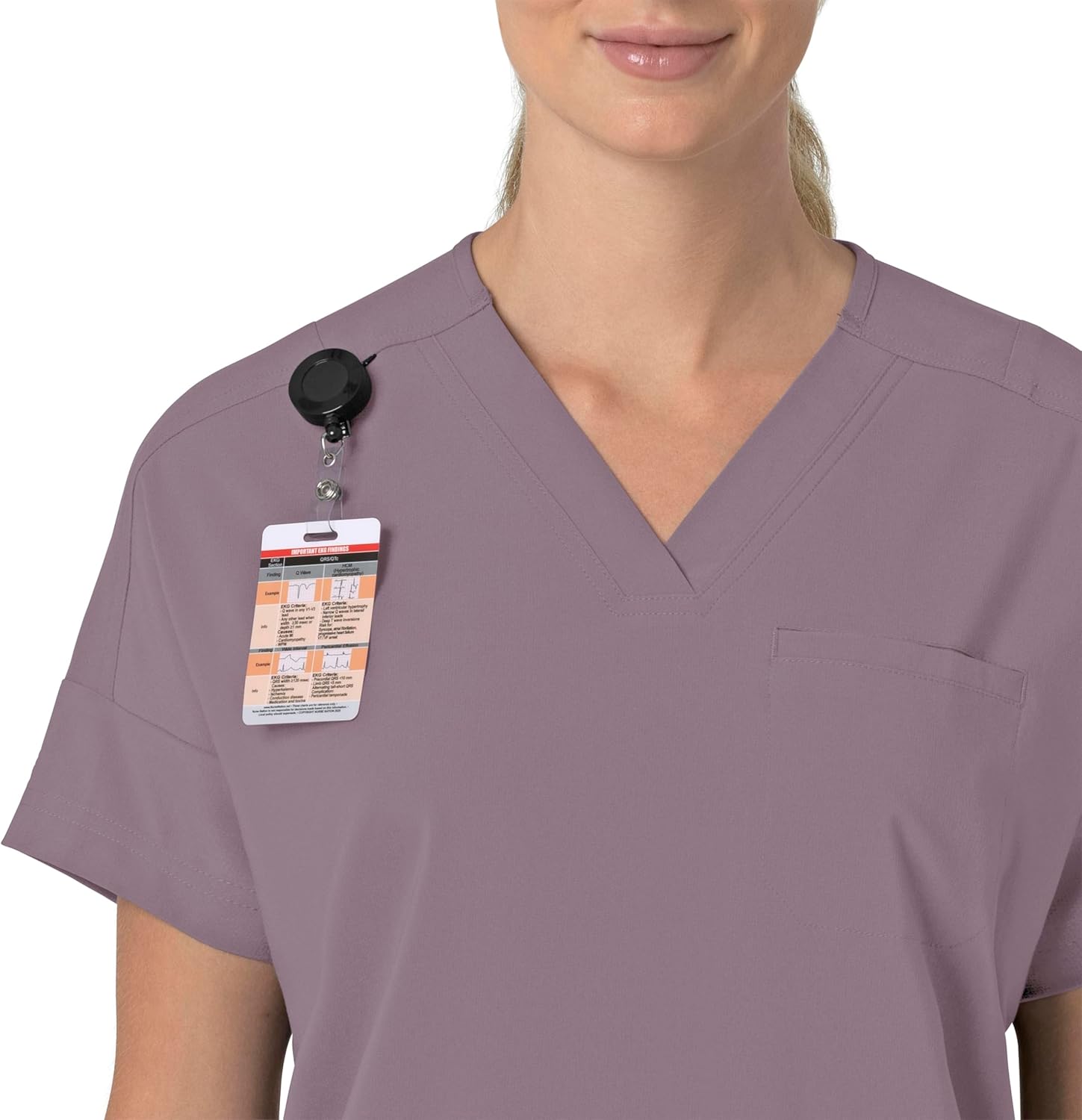 Carhartt Scrubs C13110 Women's Force® Cross-Flex Modern Fit Oversized V - Image 5