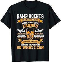 Mens Great Ramp Agents Outfit Aircraft Service Baggage Handling T-Shirt