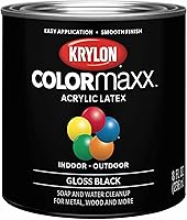 Vista 17 de Krylon® COLORmaxx™ - Pincel para pintar, satinado, negro, 1/2 pinta