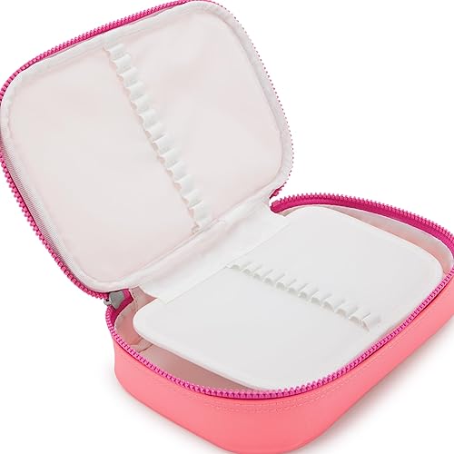 Vista 198 de Kipling - Estuche impreso para 100 bolígrafos para mujer, accesorios de organización, suministros de arte, maquillaje, organizador de viaje Aqua