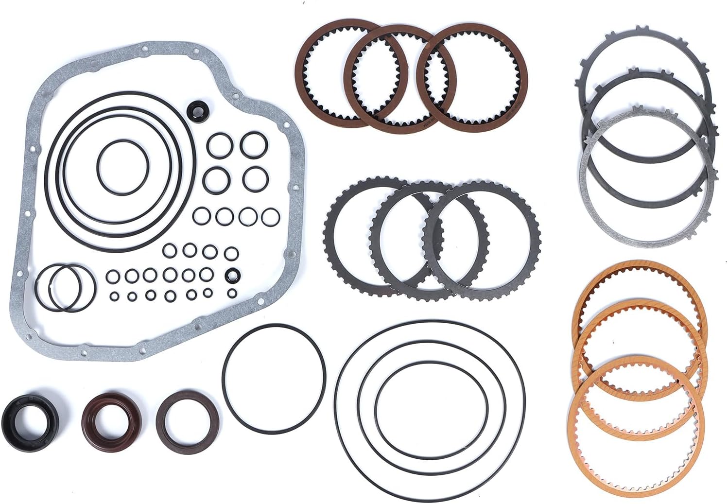 K313 Transmission Master Rebuild Kit w/Steel Friction Discs Fits for Toyota Corolla 2013 2014 2015 2016 1.8 2.4L Replace OE K313