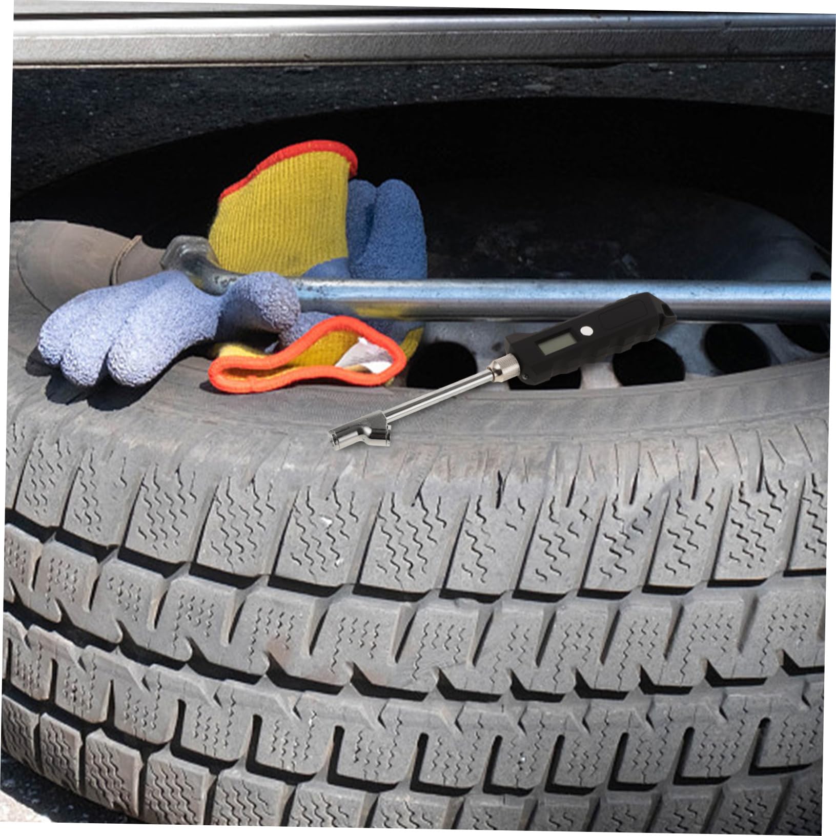 Cabilock Manomètre De Pression Des Pneus Pour Voitures Accessoires Pour Camions Manomètre Numérique Pour Poids Lourds Outil De Mesure De Pneus Affichage Clair