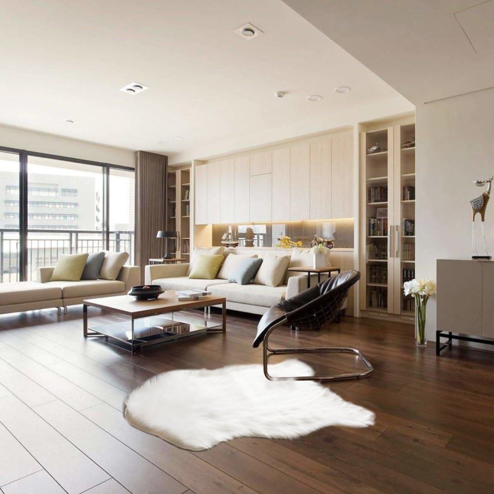 Sheepskin Faux Area Rug