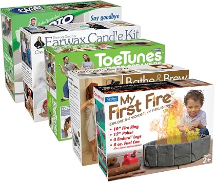 Prank Pack, Naughty Bundle of 5 Different Gift Boxes, Wrap Your Real Present in a Funny Authentic Prank-O Gag Present Box, Novelty Gifting Box for Pranksters