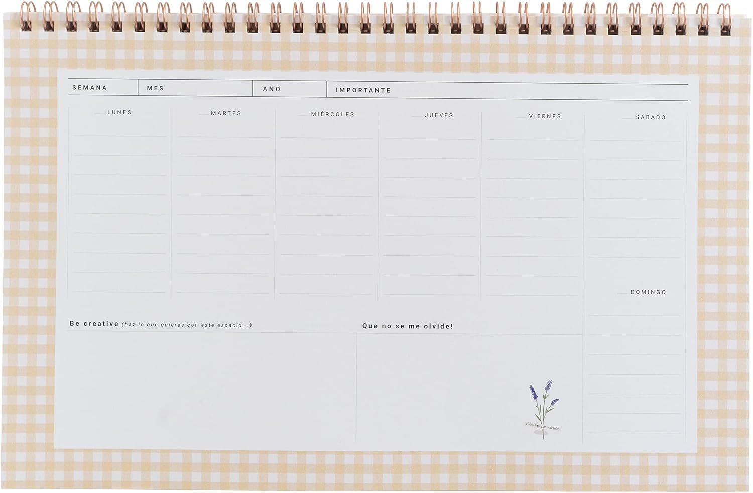 UO New Year's Eve Weekly Planner Unnumbered 60 Pages High Quality 90g Paper 30x24cm