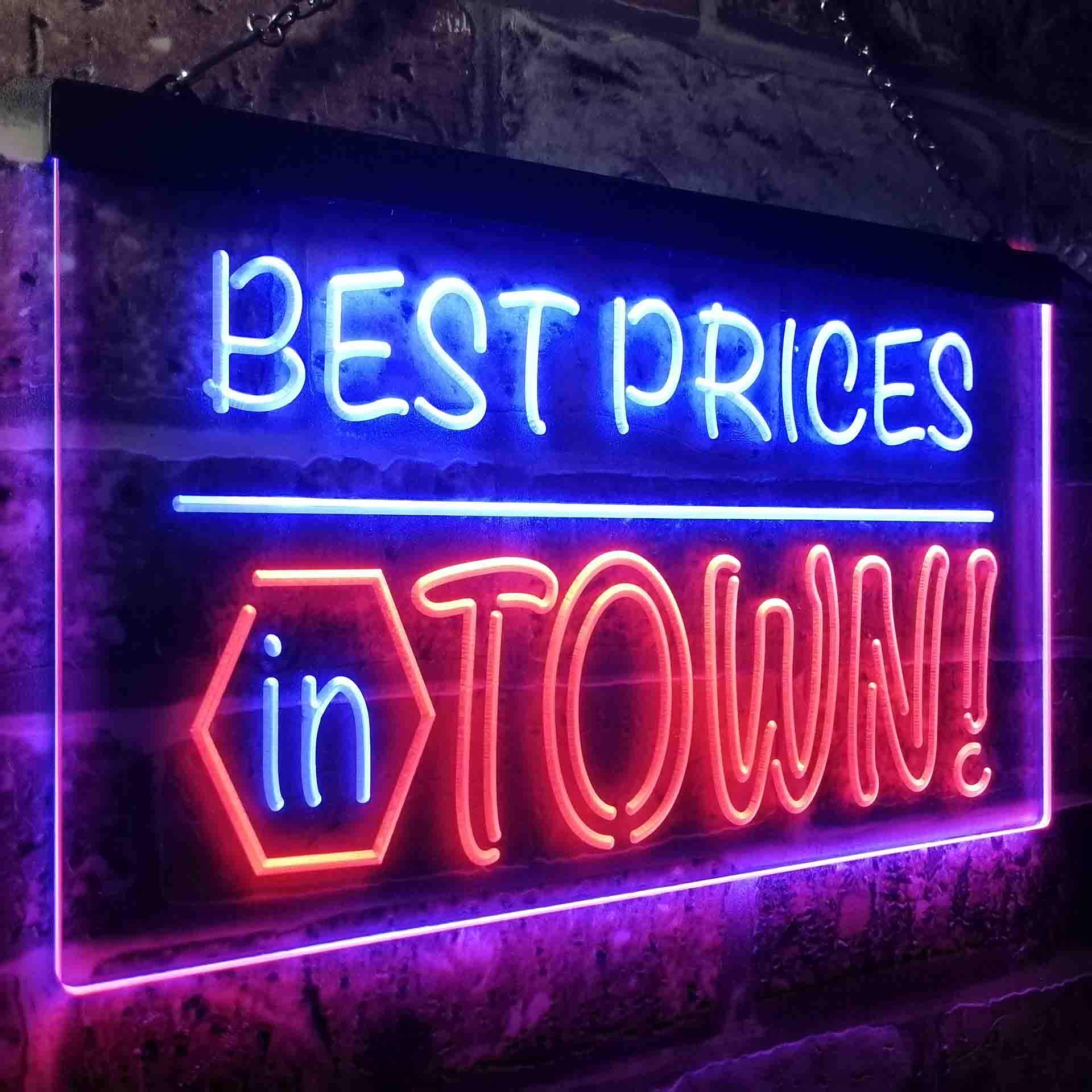 ADVPRO 'Come In We're Open' LED-Neon Schild – Rot/blau 60x40 Cm Für Laden & Zimmer