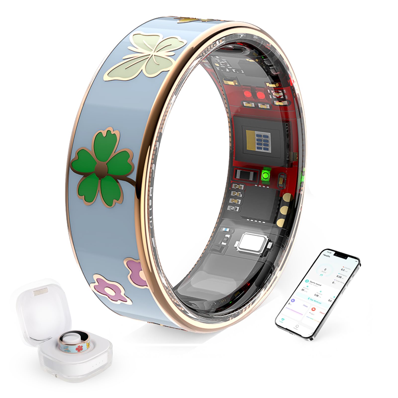 Bague Connectée Élégante pour Femme Homme