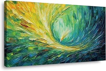 アートパネル　絵画　絵　インテリア　壁掛け　現代アート　風景画　抽象画 Amazon.co.jp: SHYAMIC 超长アートパネル 抽象 ト飾り絵 抽象画