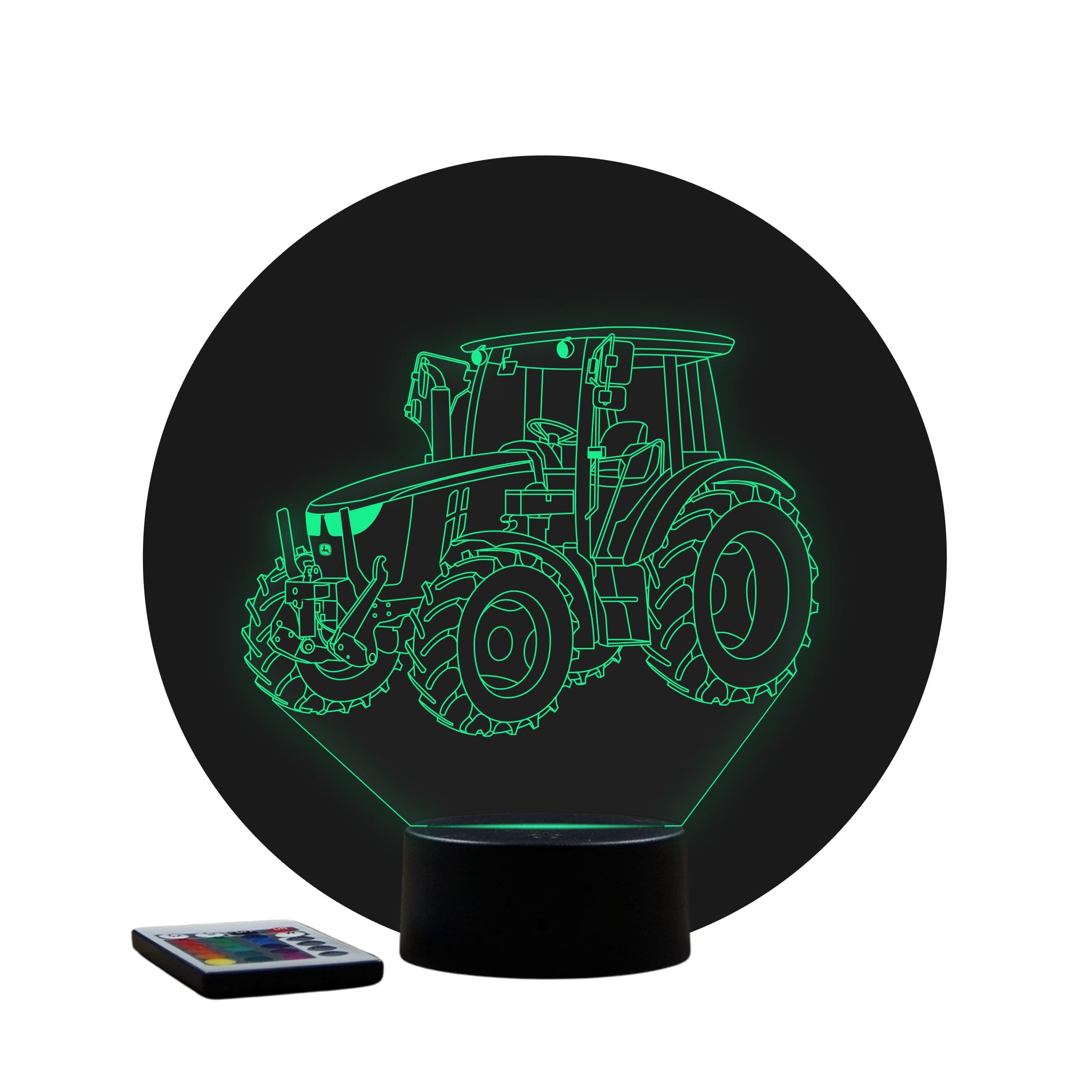 Cadeau agricole original avec la lampe 3D John Deere LED - 10