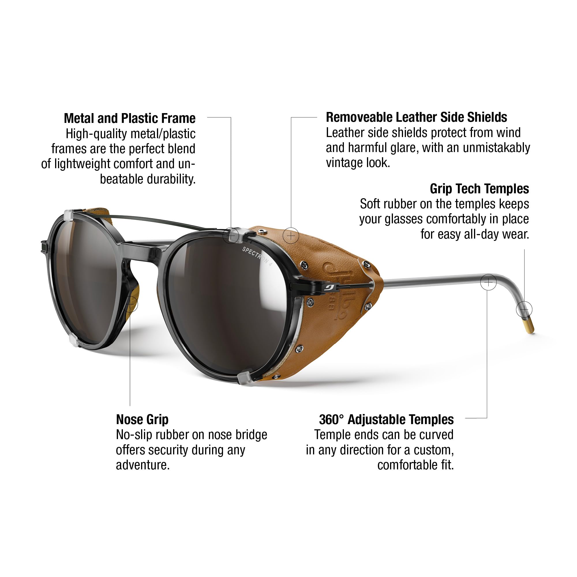 Julbo Legacy Okulary przeciwsłoneczne Mixed, Wielbłąd, L