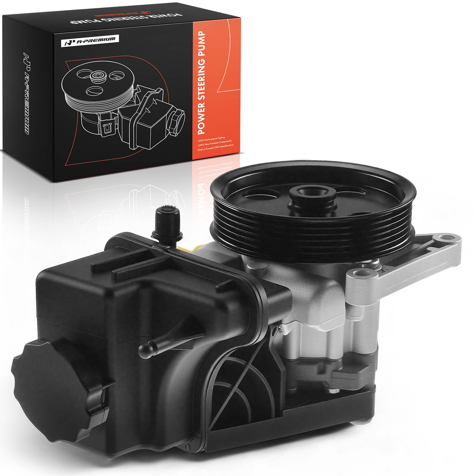 Photo 1 of A-Premium Power Steering Pump, with Reservoir & Pulley, Compatible with Mercedes-Benz Sprinter 2500/3500 2014-2017 & Freightliner Sprinter 2500/3500 2014-2017, L4 2.1L Diesel