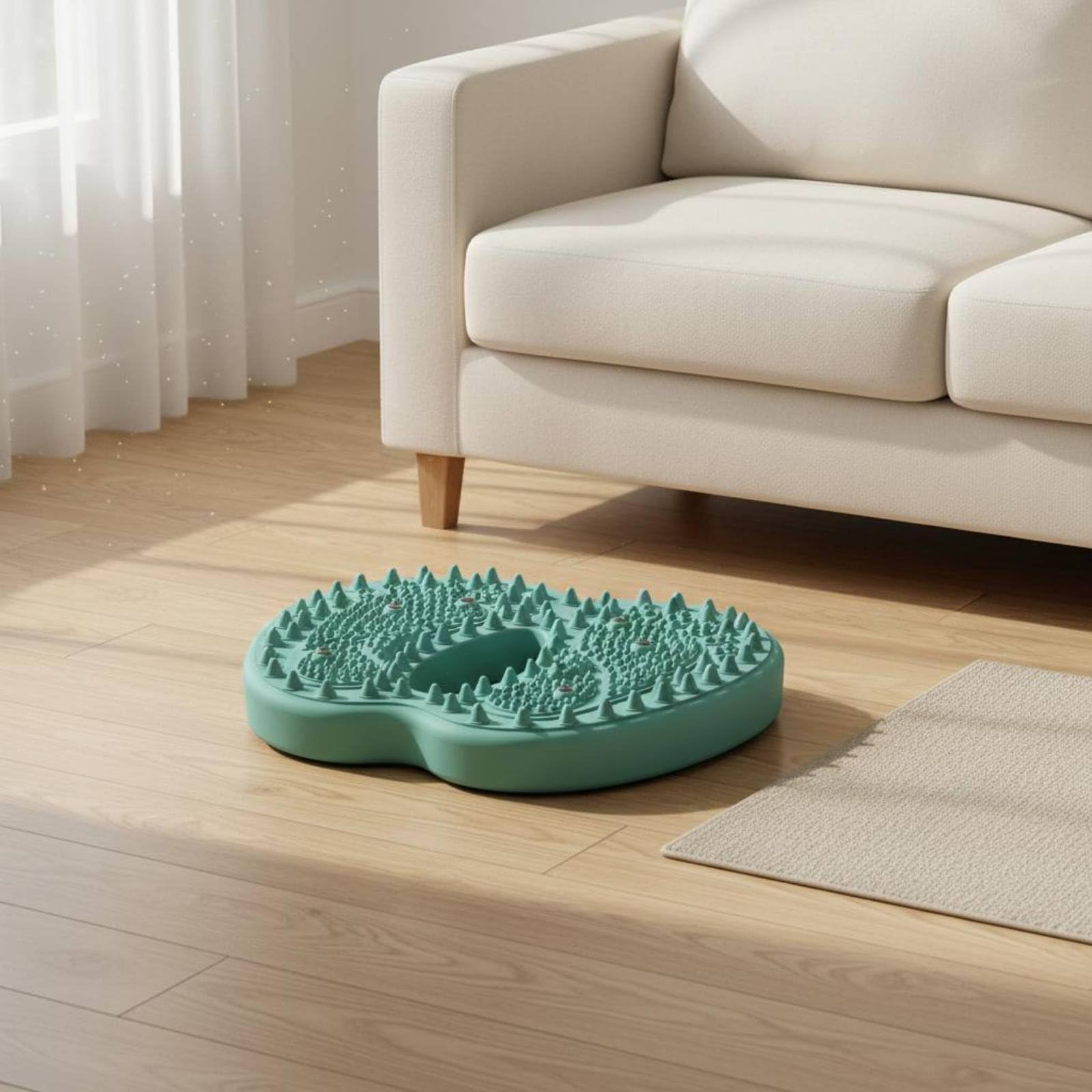Qianly Stepper Gonfiabile Antiscivolo Multifunzionale Tappetino Digitopressione Piedi Ammortizzato Pedana Massaggiante Del Piede per Allenamento a Casa