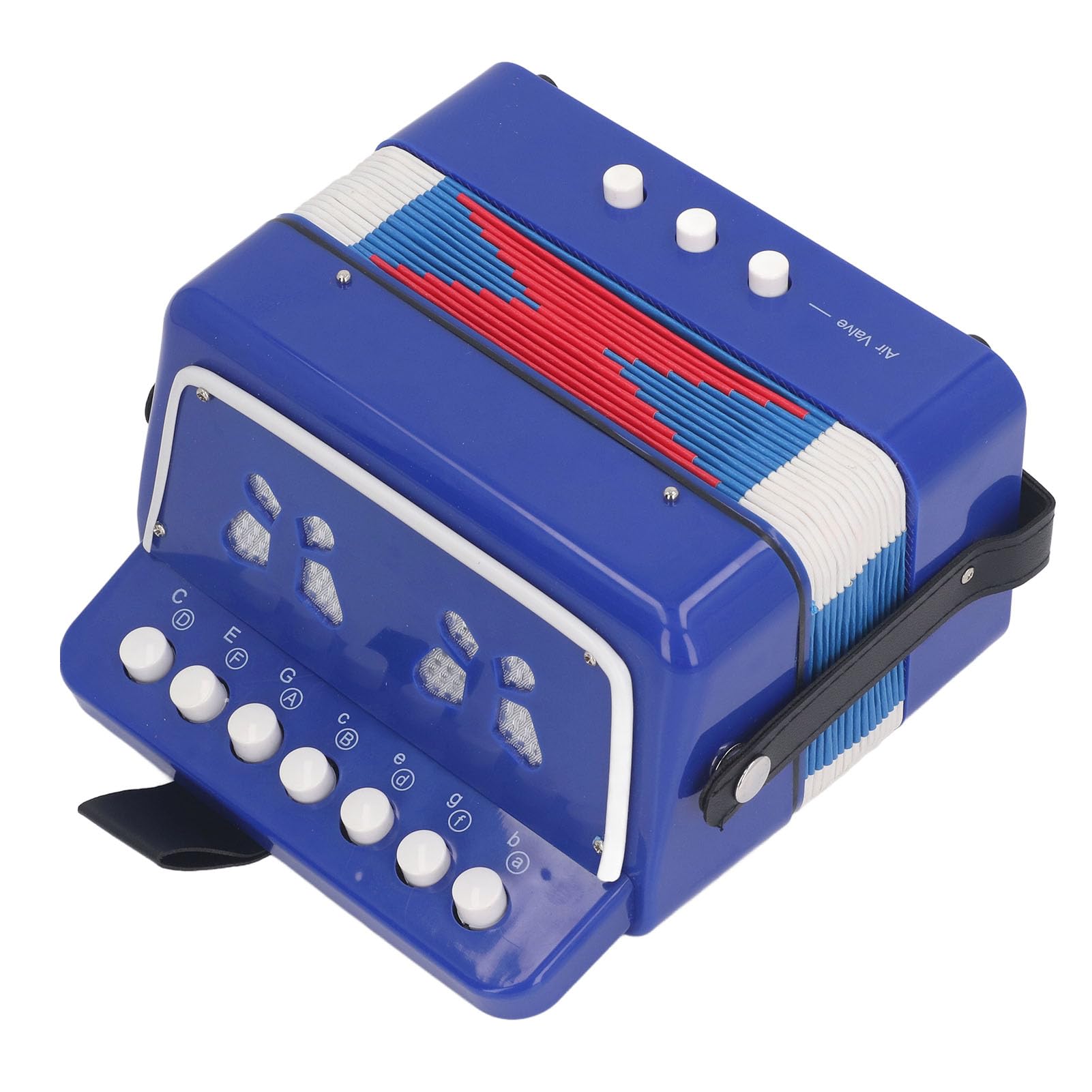 Accordéon à Boutons éducatif pour Enfants 7 Touches Développement Musical 3 Ans