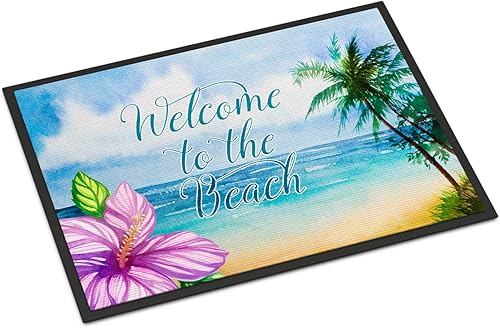 Caroline's Treasures BB8530JMAT - Tapete de bienvenida para interiores o exteriores, 24 x 36 pulgadas, 36 pulgadas de largo x 24 pulgadas de ancho,