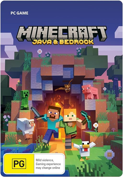 Minecraft Java & Bedrock - PC [Digital Code] : Amazon.com.au ...