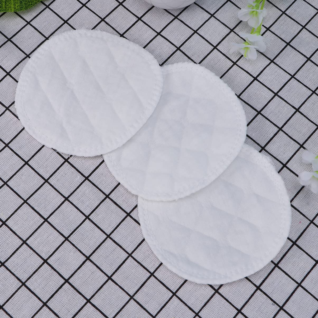 20pcs Leakproof Cotton Nursing Pads Washable Breastfeeding Pads for Sore Nipples Super Absorbent and Comfortable for Moms Cotton Material